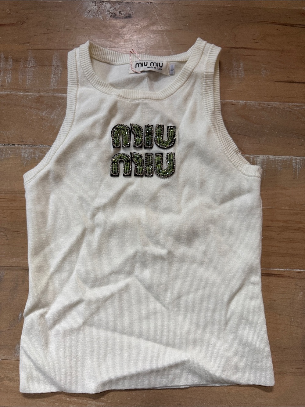 MIU knit tank top